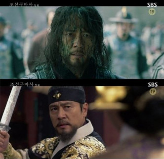 甘宇成饰演的太宗在剧中滥杀百姓，将历史上的明君塑造成暴君。