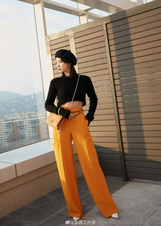 西方同亚洲人着都唔会出事，无论系条橙黄色嘅裤同Cutting都令件事好Modern。