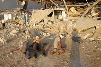 黎巴嫩爆炸造成过百人死亡4000多人受伤。AP图片