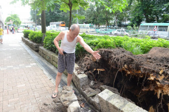 余先生早前向政府部门投诉。李子平摄