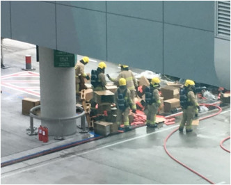 大批消防員接報後迅即趕至。圖：Venus Chan‎香港突發事故報料區