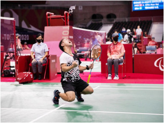 朱文佳杀入决赛。香港残疾人奥委会暨伤残人士体育协会fb图片