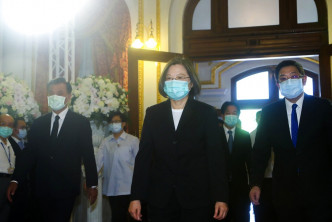 台湾蔡英文总统。AP图片