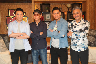 歐瑞偉、蔣志光、曾偉權及吳岱融去年11月齊宣傳TVB劇《牛下女高音》。
