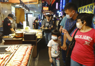 台北提升防疫警戒。AP资料图片