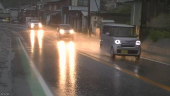 日本多處天氣惡劣。日本放送協會圖片