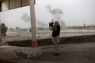 西迪奎今年7月抵達阿富汗南部坎大哈城採訪。路透社圖片