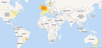 電郵系統Outlook在全球多國都出現故障。