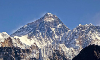 世界最高峰珠穆朗玛峰。网图