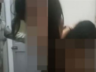 15岁女生遭五人脱衣殴打。网上图片