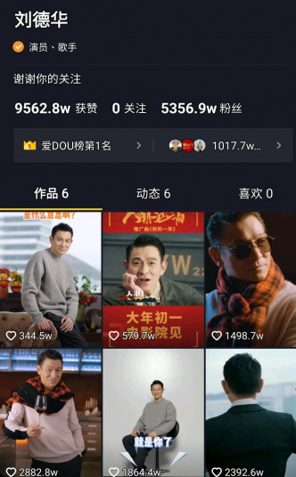 華仔之前的片最高過2,800萬流量。