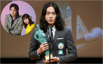 新婚的菅田将晖获颁最佳男主角奖。
