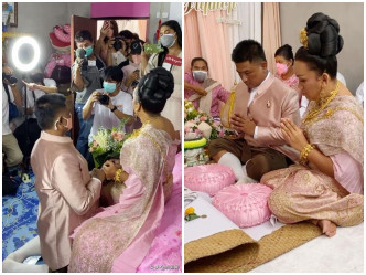 maeying lee结婚时获得许多网民的祝福。互联网图片
