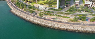圖為荃灣青荃橋至灣景花園單車徑的部分路段。網誌圖片