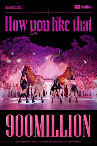 《How You Like That》是第5首觀看次數突破9億的MV。