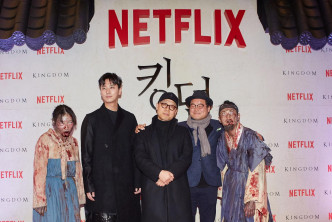 Netflix原創韓劇《李屍朝鮮》在首爾蠶室舉行首映禮。