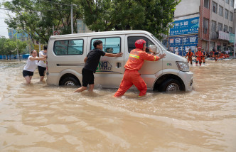 河南暴雨成灾。新华社资料图片
