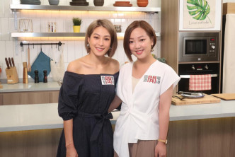 Cheronna為盧頌恩（右）主持的香港開電視節目《30分鐘大放餸》擔任嘉賓。