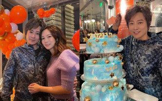 孫耀威與陳美詩在上海夫妻檔出席活動後就同fans開生日Party，睇吓48歲嘅孫耀威小朋友幾可愛。