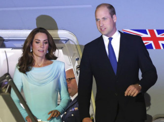 凯特与威廉王子。AP资料图片