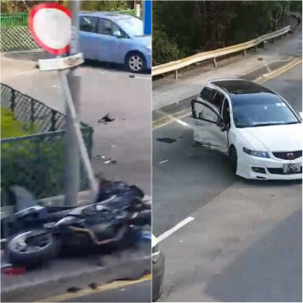大埔道电单车意外。‎Christopher Ming Pok Ng图片