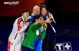 江旻憓同時成為首位贏得劍擊世錦賽獎牌的香港代表。香港劍擊總會FB圖片