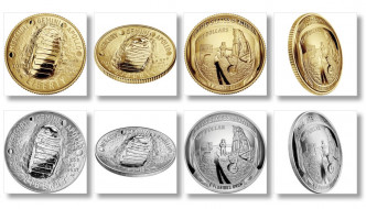 美国推出登月50周年纪念币。网上图片