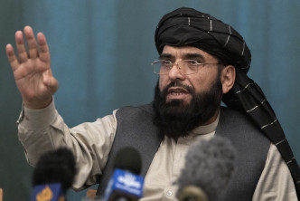 沙欣称塔利班的政府应该得到联合国认可。美联社资料图片
