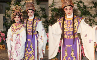 蓋鳴暉與吳美英錄影折子戲《唐明皇之長生殿》，為《歡樂滿東華2021》籌善款。