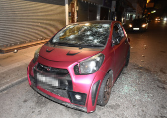 事發在去年5月31日，該架私家車遭人以硬物肆意毀壞。資料圖片