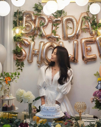 J-Hope家姐上两星期举行完Bridal Shower。