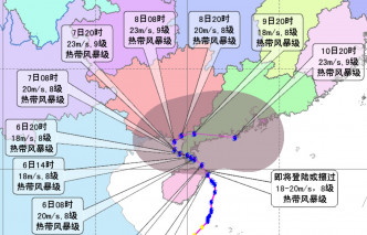 内地料风暴会在北部湾转入广东内陆。