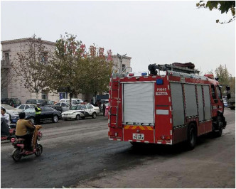 消防救援队伍170多人已赶到现场救援。新华社