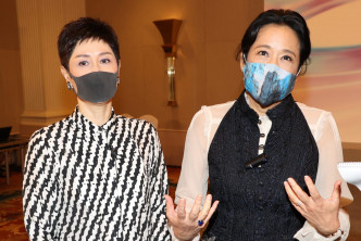 朱玲玲和王幼倫均表示獲選的佳麗代表香港，要成為榜樣。