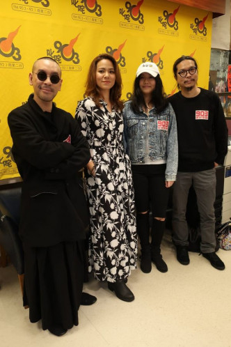 麦浚龙、 韦罗莎 、王双骏、Coey young到商台宣传新歌《黑盒》。