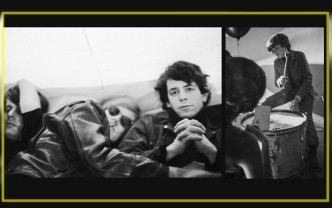 左起：導演 Paul Morrissey、Andy Warhol、The Velvet Underground 主音 Lou Reed 及 Moe Tucker。