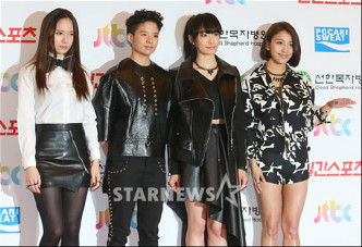 前韓國女團f(x) 都有中性路線成員Amber（左二）。