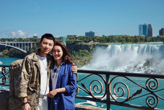 袁偉豪去年9月到加拿大工作，張寶兒隨行。