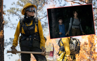 安祖莲娜祖莉在新片《灭我者》，挑战演消防员。