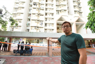 翠屏南邨區議員鄭強峰表示區内曾有其他樓宇發生石屎脫落問題。