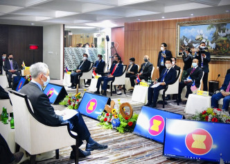 东盟紧急会议讨论缅甸局势。AP图