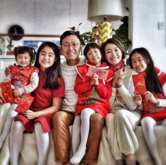 张新悦为老公杨哲安诞下四个女儿。