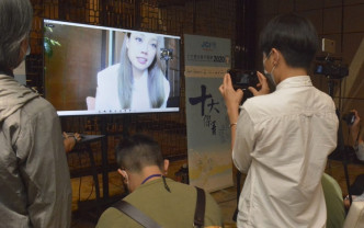 祖兒兩日前才被告知得獎，未能趕及由上海回港領獎，只有透過視像受訪。
