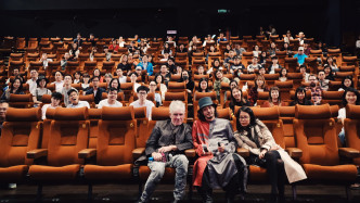 小田切跟该片摄影师杜可风，以及《白色女孩》的导演白海，一同出席映后座谈会。