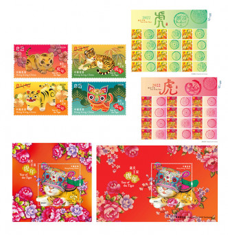 香港郵政將發行6套特別郵票。香港郵政圖片