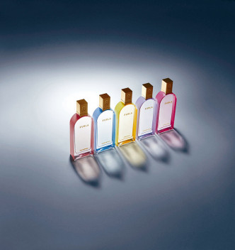 首度推出的Furla香水系列，包羅五款香氣。各/$860/100ml
