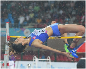 香港跳高女將楊文蔚在印度出戰亞洲錦標賽、跳出1米8勇奪銀牌（資料圖片）