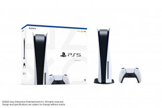 Sony推出PS5标准版和不设光碟读盘机的PS5数位版。