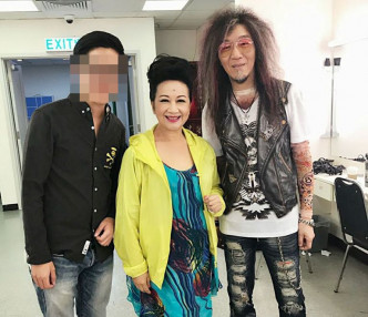 據悉，被捕男子（左）為Blue Jeans成員黃良昇（右）的兒子。