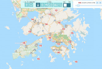 天文台自動分區天氣預報